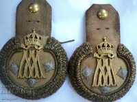 Shoulder Boards of the 2nd Cavalry Regiment of Her Royal Highness Princess Marie Louise