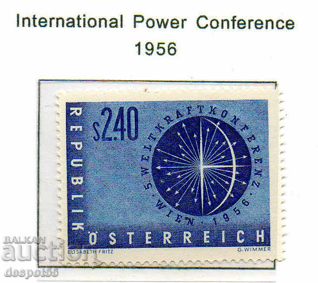 1956. Austria. Conferința mondială privind energia, Viena.
