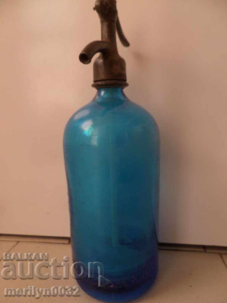 Old siphon carbonated water soda MALINA G.O bottle bottle glass - 7 Old siphon carbonated water soda MALINA G.O bottle bottle glass - 7