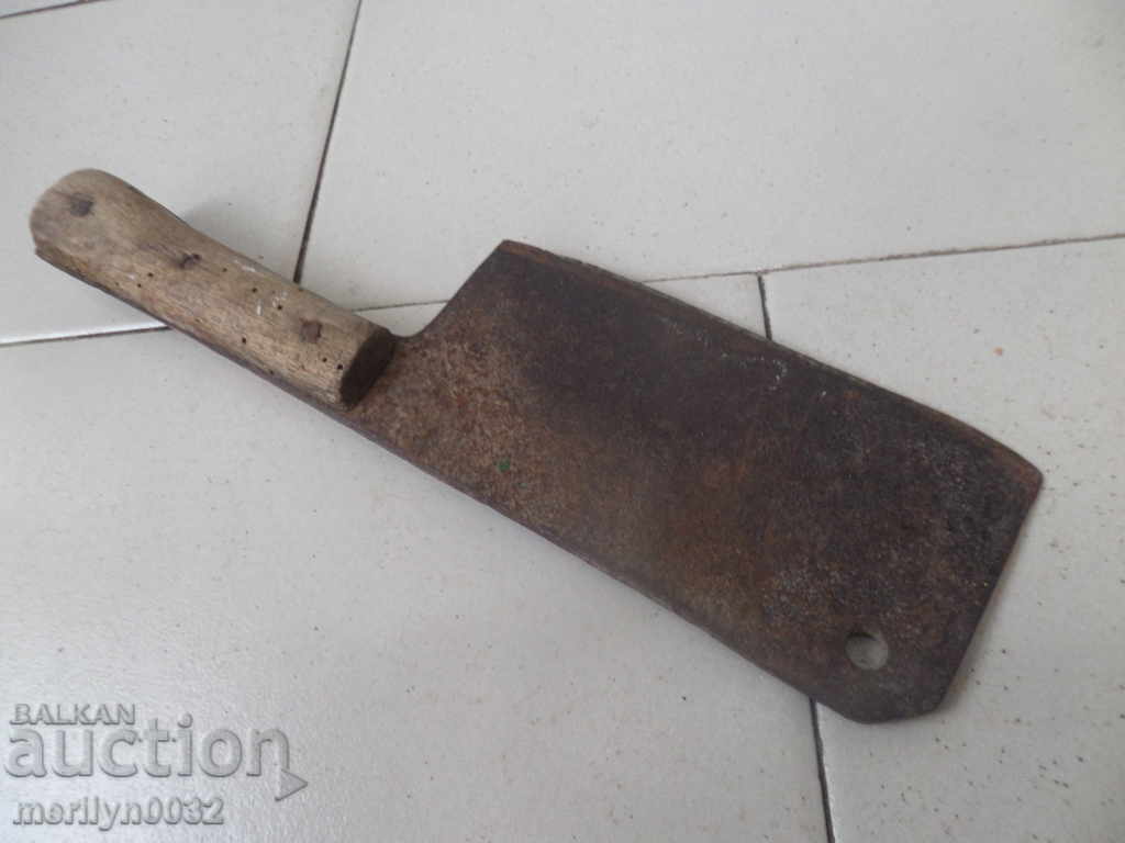 Old forged saber, ax, pole, knife, machete with price 51.00 BGN | € 26.08 Old forged saber, ax, pole, knife, machete with price 51.00 BGN | € 26.08