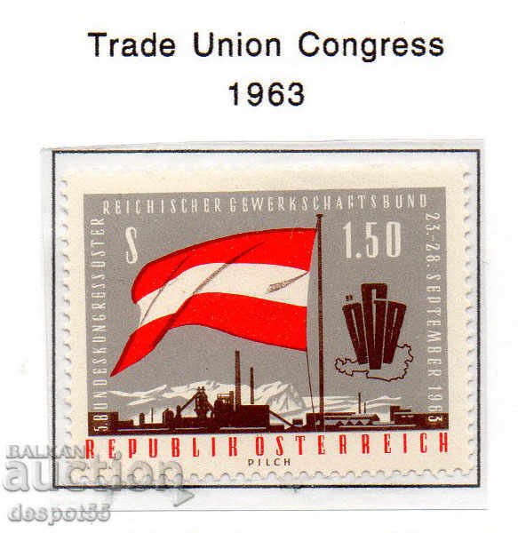 1963. Austria. Congresul sindicatelor.