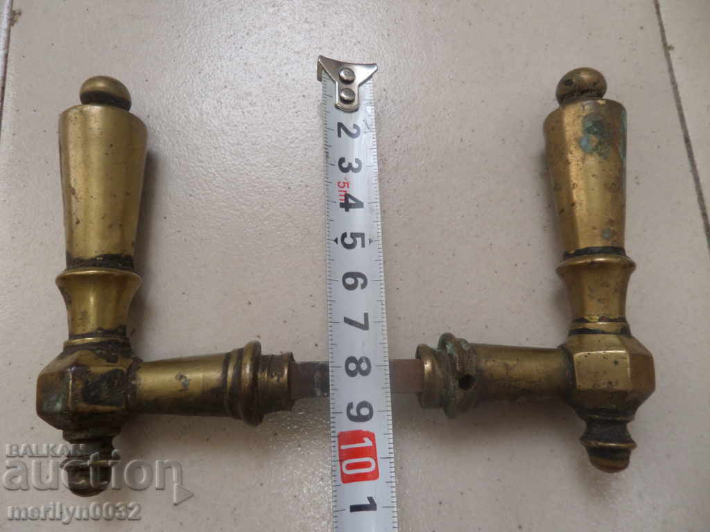 Delivery of Brass handles for old lock handle handle handle latch Delivery of Brass handles for old lock handle handle handle latch
