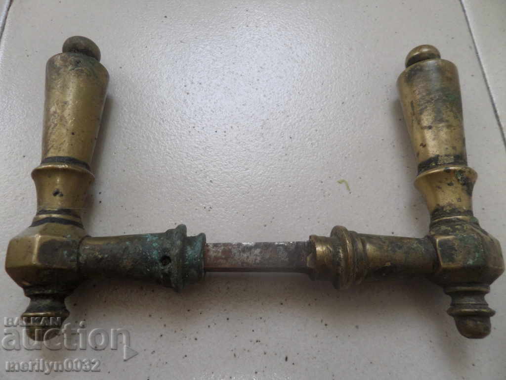 Brass handles for old lock handle handle handle latch - 5 Brass handles for old lock handle handle handle latch - 5