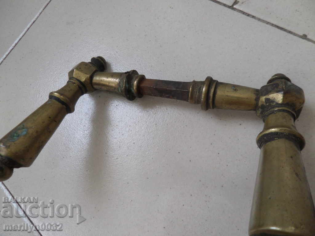 Brass handles for old lock handle handle handle latch - 6 Brass handles for old lock handle handle handle latch - 6