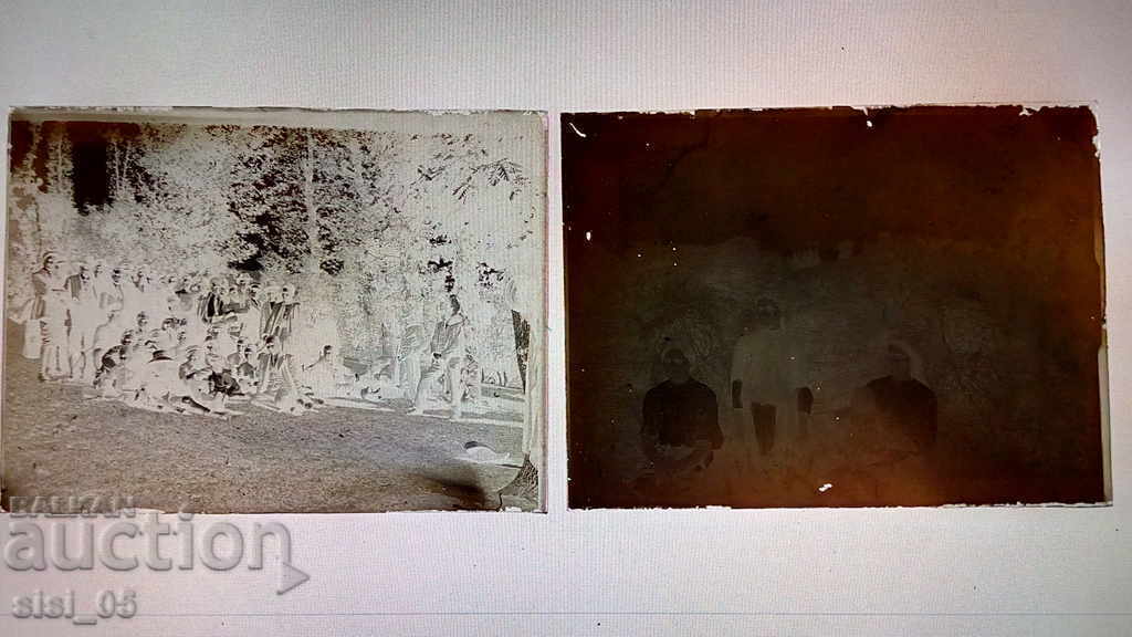 Auction 81 pcs. Glass plates, glass plate Auction 81 pcs. Glass plates, glass plate