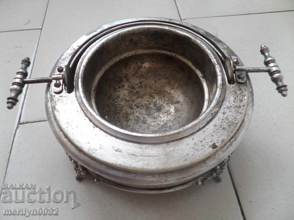 Old Oil Casserole White Sweet Roaster 19th Century - 6 Old Oil Casserole White Sweet Roaster 19th Century - 6