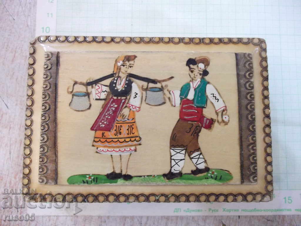 Auction Wooden box pyrographic Auction Wooden box pyrographic