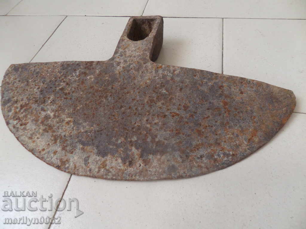 Old pick, wrought iron tool with price 34.00 BGN | € 17.38 Old pick, wrought iron tool with price 34.00 BGN | € 17.38