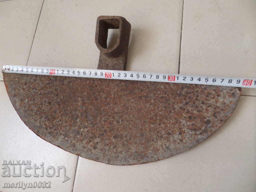 Auction Old pick, wrought iron tool Auction Old pick, wrought iron tool