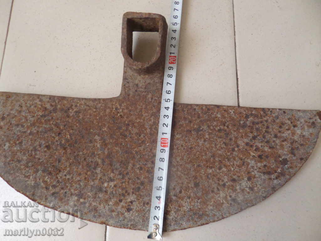 Delivery of Old pick, wrought iron tool Delivery of Old pick, wrought iron tool