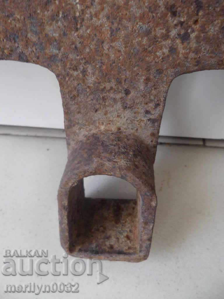 Old pick, wrought iron tool - 7 Old pick, wrought iron tool - 7