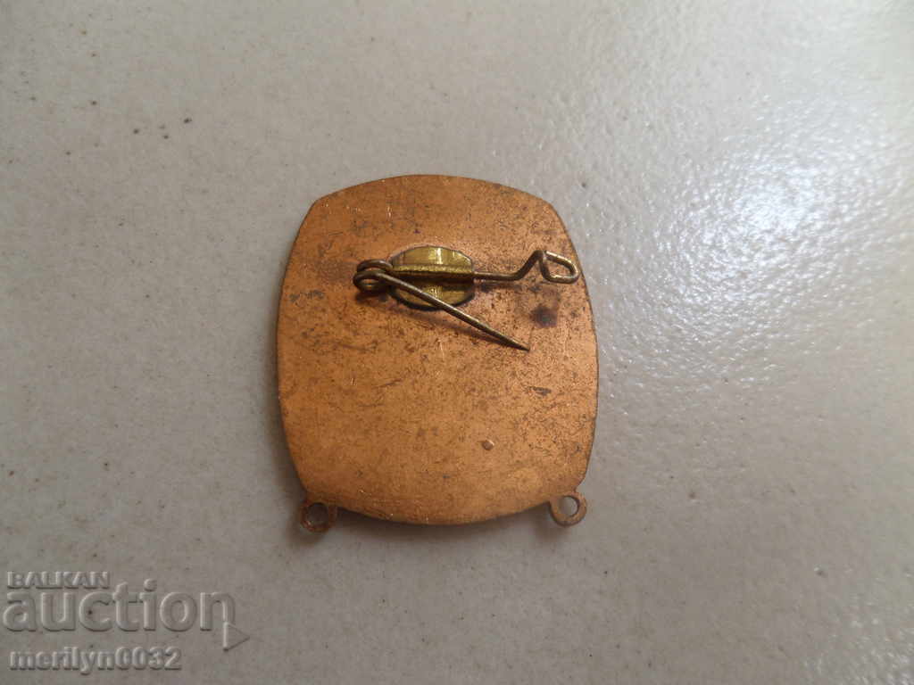 Auction GDR embroidery sign early social badge enamel medal 1969 Auction GDR embroidery sign early social badge enamel medal 1969