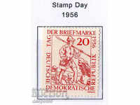 1956. ГДР. Ден на пощенската марка.