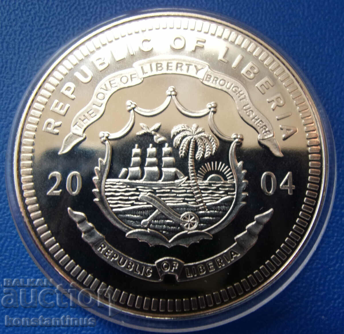 Liberia 10 dolari 2004 UNC Ronald Reagan cu preț € 12.78 | 25.00 BGN Liberia 10 dolari 2004 UNC Ronald Reagan cu preț € 12.78 | 25.00 BGN