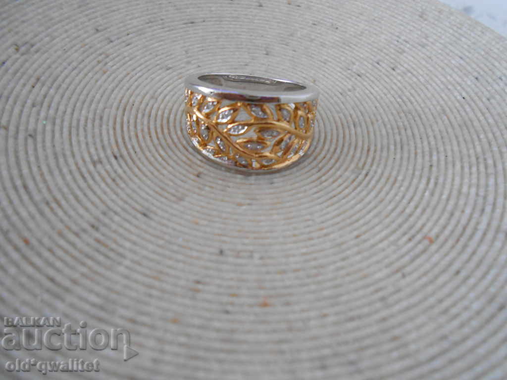 Delivery of Fine designer silver ring Diamonds Silver 925