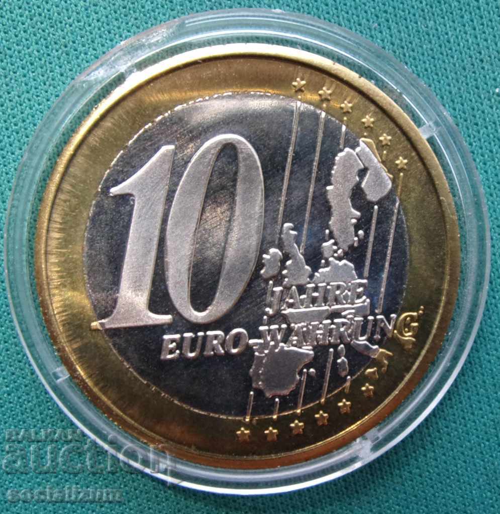 Germania 10 EUR 2005 PROOF UNC Rare cu preț € 12.78 | 25.00 BGN