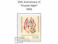 1963. GDR. 25 years of Crystal Night.