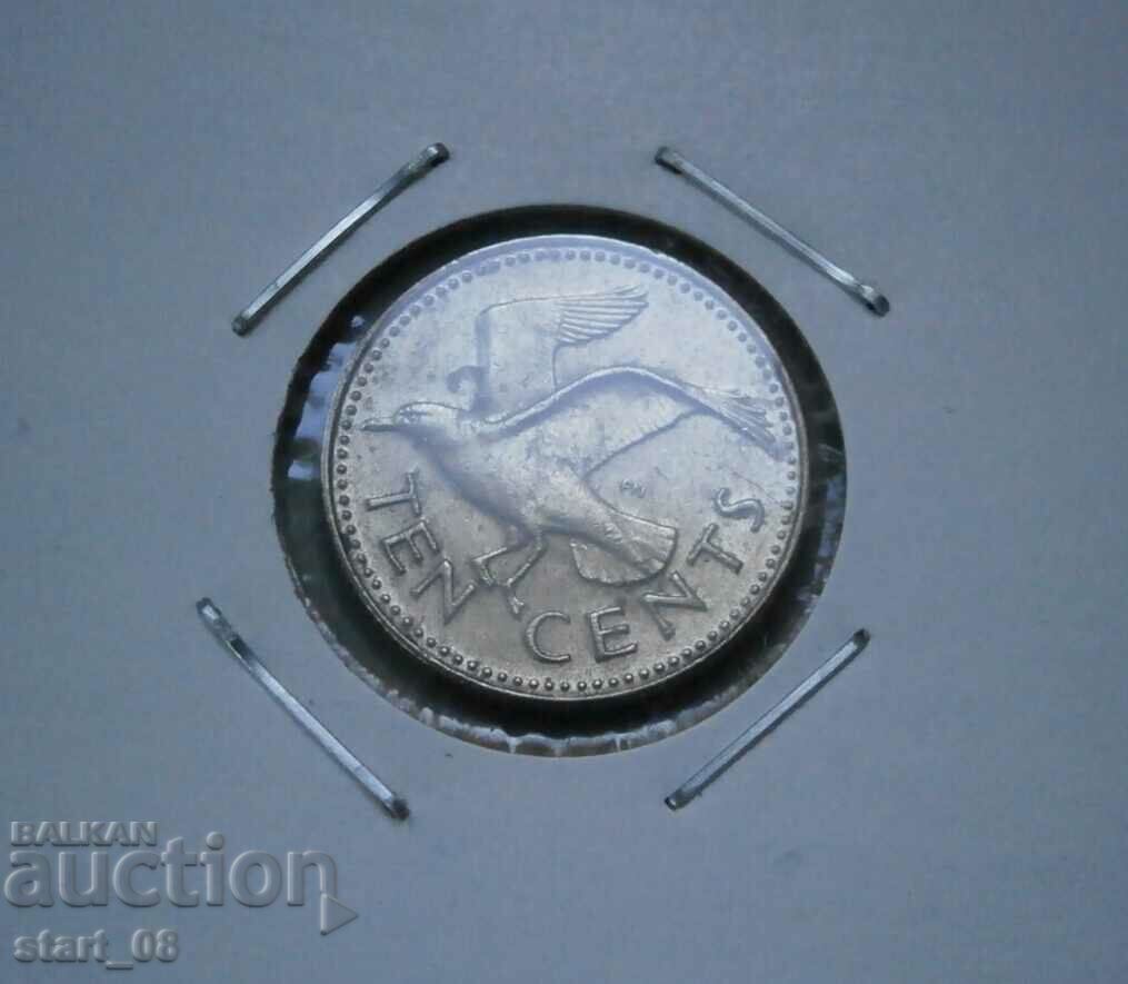 Barbados 10 cents 2005