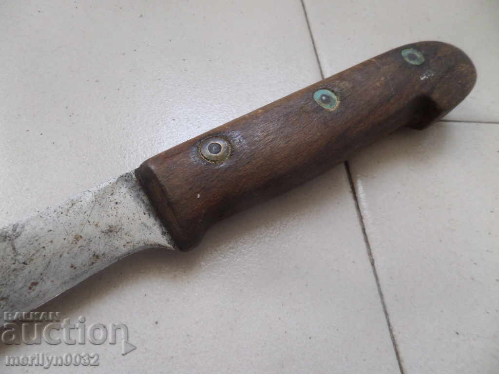 Old butcher knife blade with price 39.00 BGN | € 19.94 Old butcher knife blade with price 39.00 BGN | € 19.94