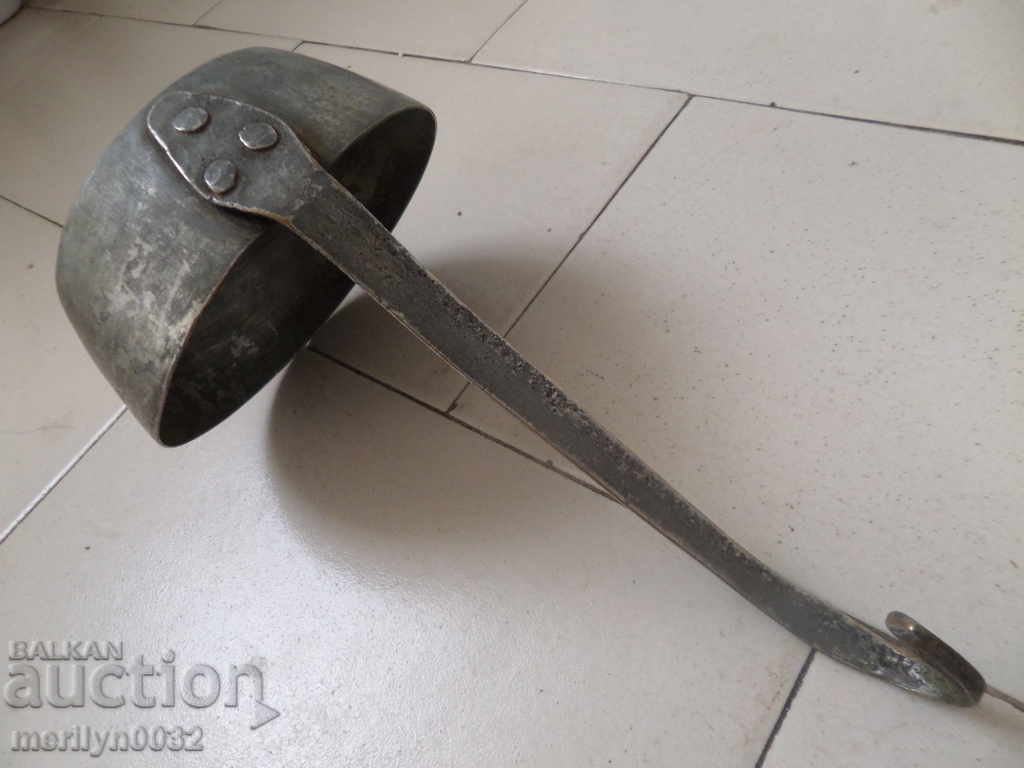 Παλιά κουτάλα χαλκού, τηγάνι, χαλκός, χάλκινο σκεύος, Yamaki - 5 Παλιά κουτάλα χαλκού, τηγάνι, χαλκός, χάλκινο σκεύος, Yamaki - 5