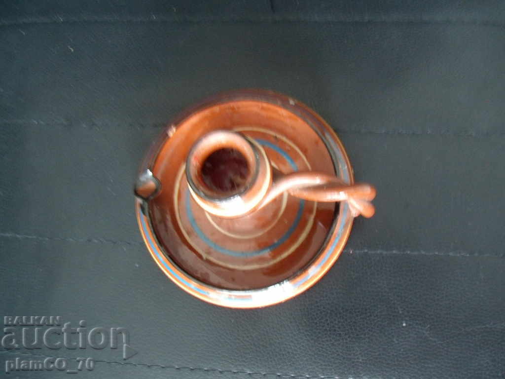 Livrarea 809 sfeșnic vechi ceramice - scrumieră - perioadă de sezon