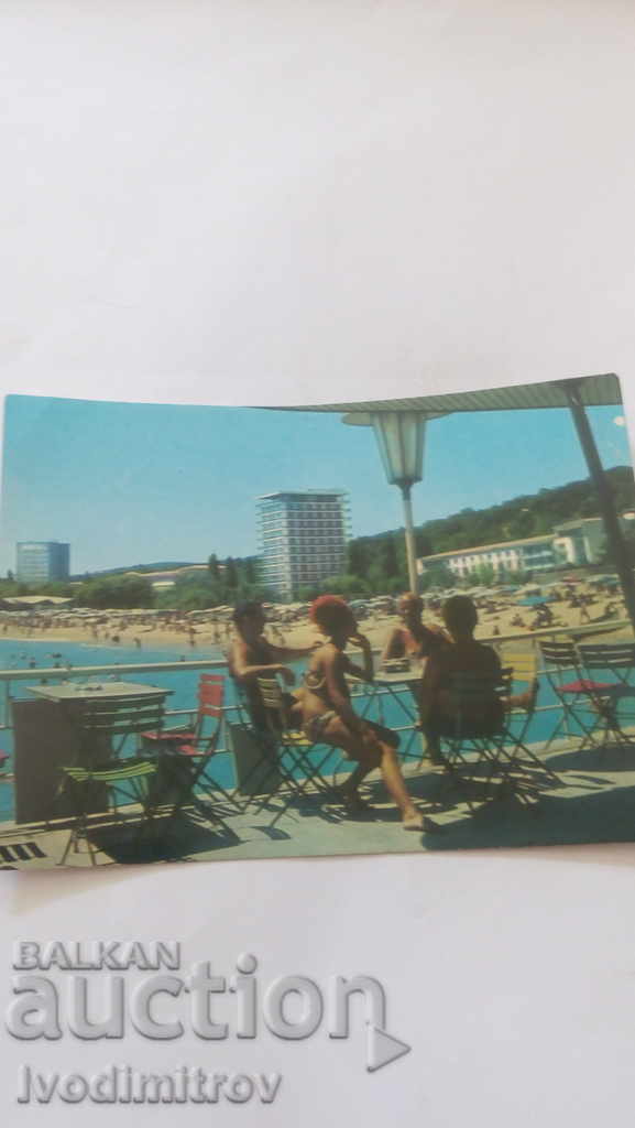Καρτ-ποστάλ Χρυσές αμμουδιές Θέα από την παραλία