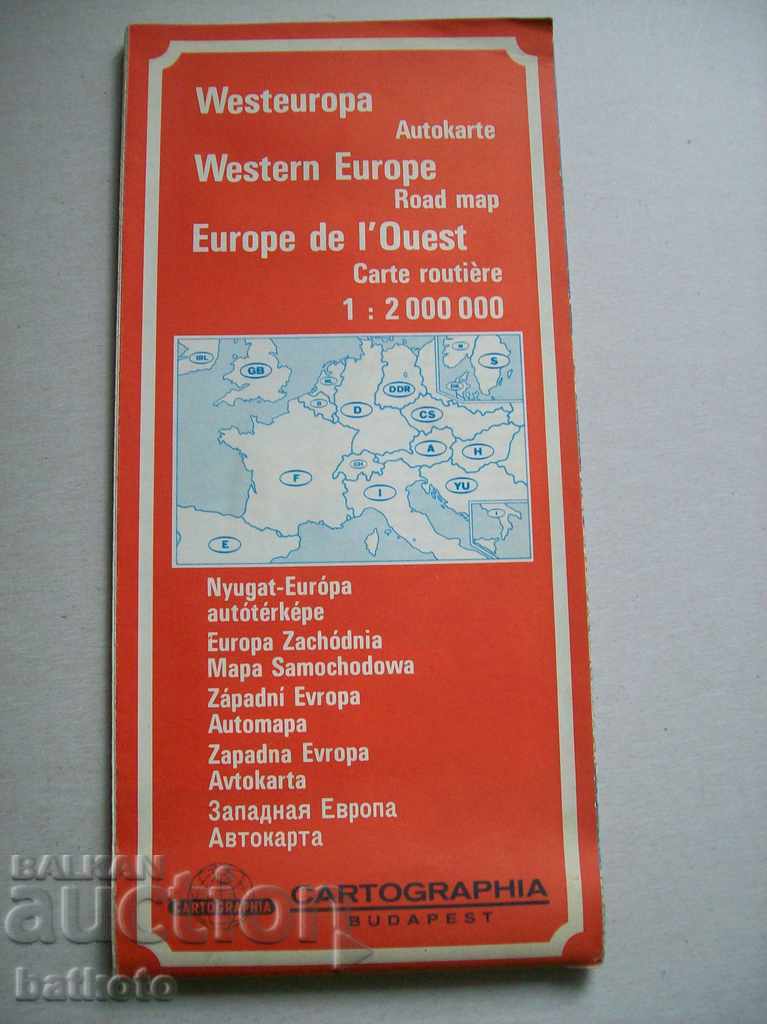 Χάρτης πορείας της WEST EUROPE