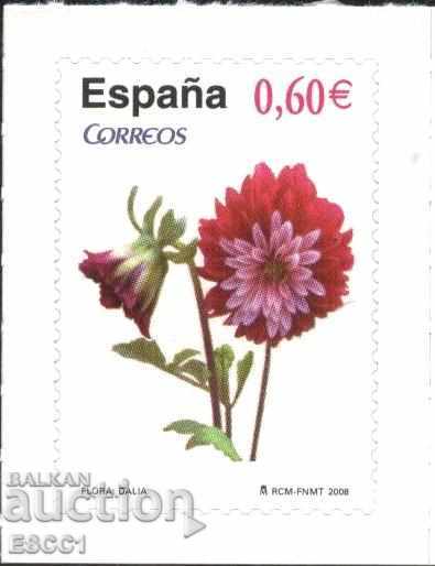Чиста марка Флора Цвете Далия 2008  от Испания