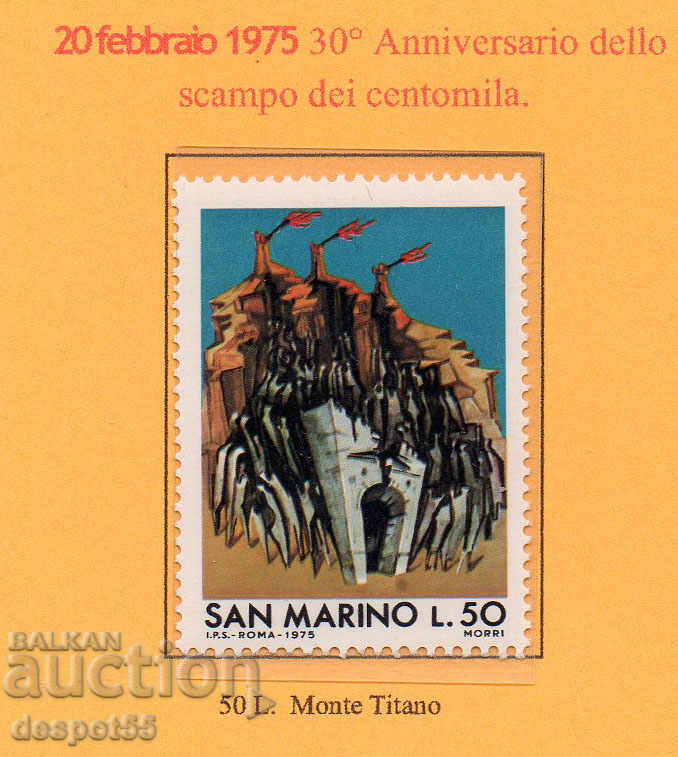 1975 San Marino. Escape of refugees from Romagna to San Marino