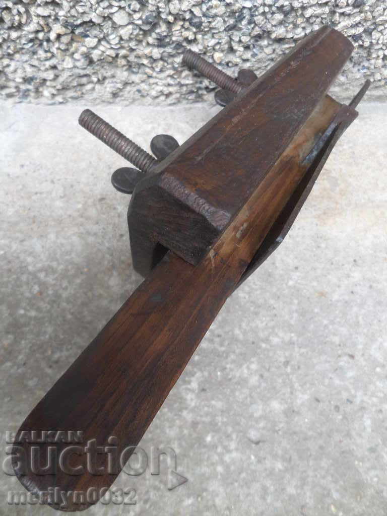 Παλιά εργαλείο ξυλουργού τρίφτης με μαχαίρι - 7