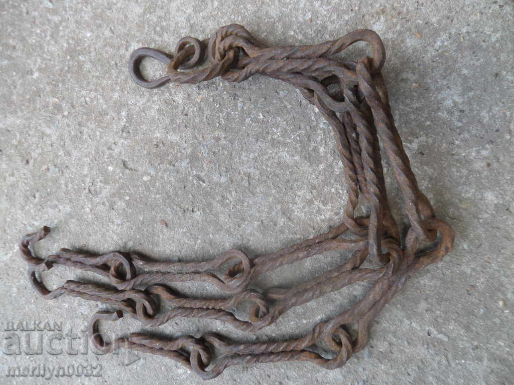 Forged chain hooks for hearth, chain, lamp, candelabra with price 99.00 BGN | € 50.62 Forged chain hooks for hearth, chain, lamp, candelabra with price 99.00 BGN | € 50.62