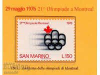 1976. San Marino. Olympic Games, Montreal - Canada.