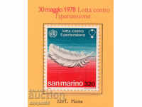 1978. San Marino. Fight against high blood pressure.