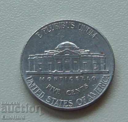 Statele Unite ale Americii 5 cenți 2007 P Jefferson