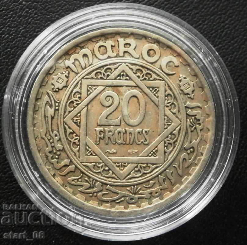 Maroc 20 franci 1947