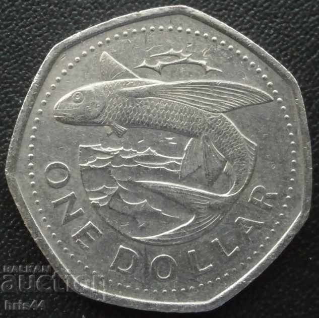 1 долар Барбадос 2004г