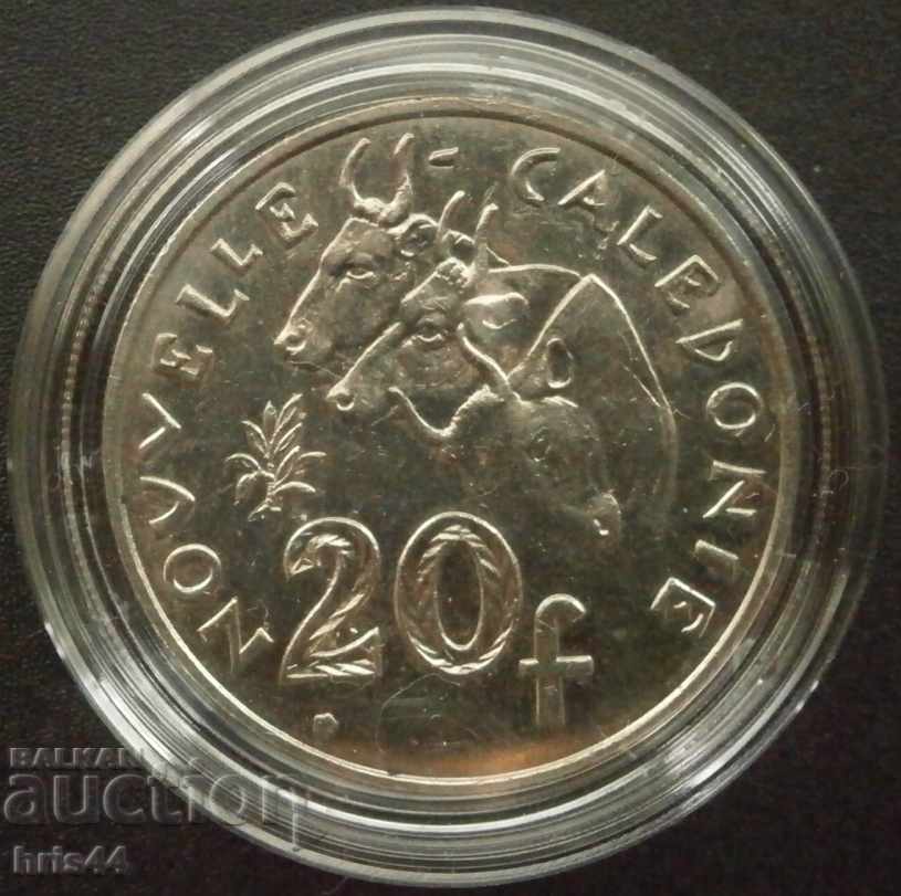 20 de franci Noua Caledonie 2013