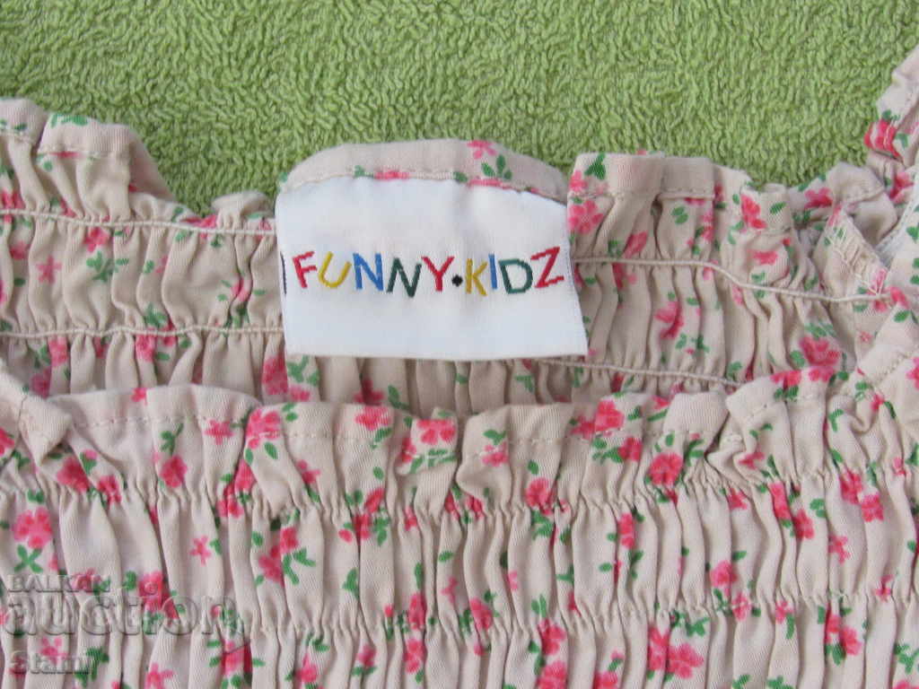 Блузка за момиче с буфан ръкав, размер 110 - 5 Блузка за момиче с буфан ръкав, размер 110 - 5