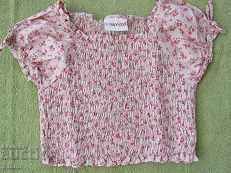 Блузка за момиче с буфан ръкав, размер 110 - 6 Блузка за момиче с буфан ръкав, размер 110 - 6