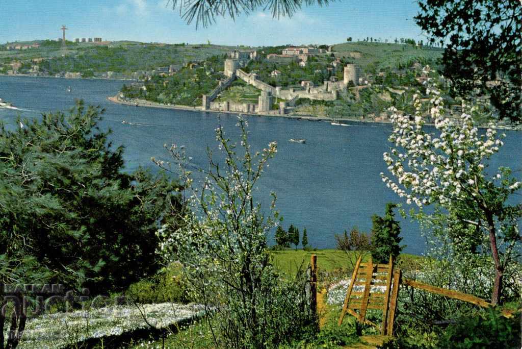 Old card - Istanbul, Bosphorus Fortress