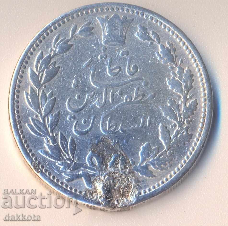 Iran 5000 dinari 1902, argint, 22,78 gr., 250 mii tiraj cu preț € 55.90 | 109.33 BGN