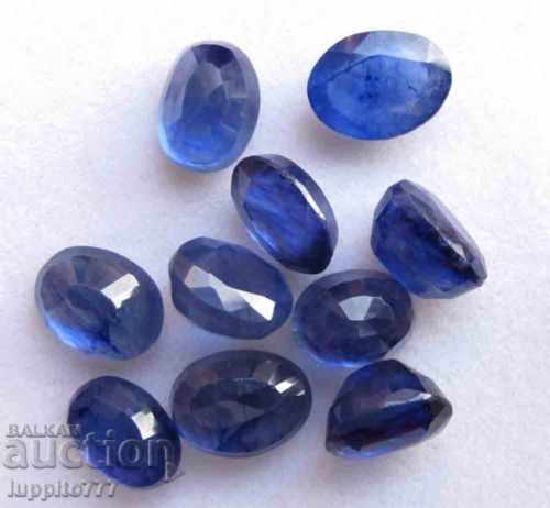 31.90 carats sapphire 10 oval faces