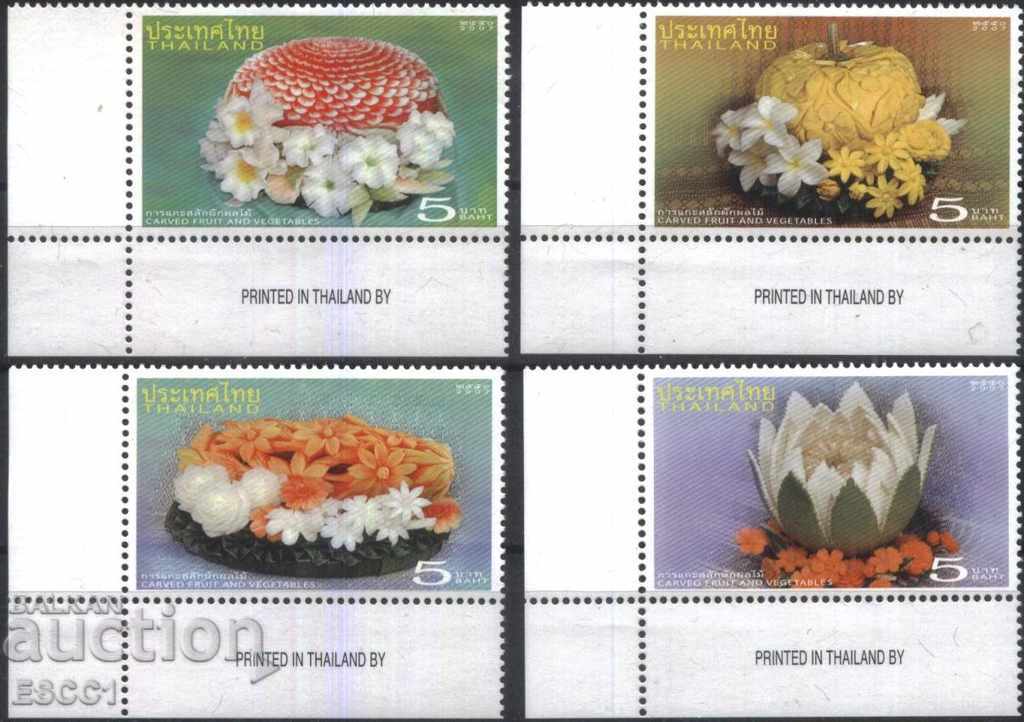 Чисти марки  Флора Цветя 2007  от Тайланд
