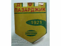 20766 България знак футболен клуб ДФС Пазарджик