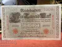 Banknote 1000 marks 1910 Germany