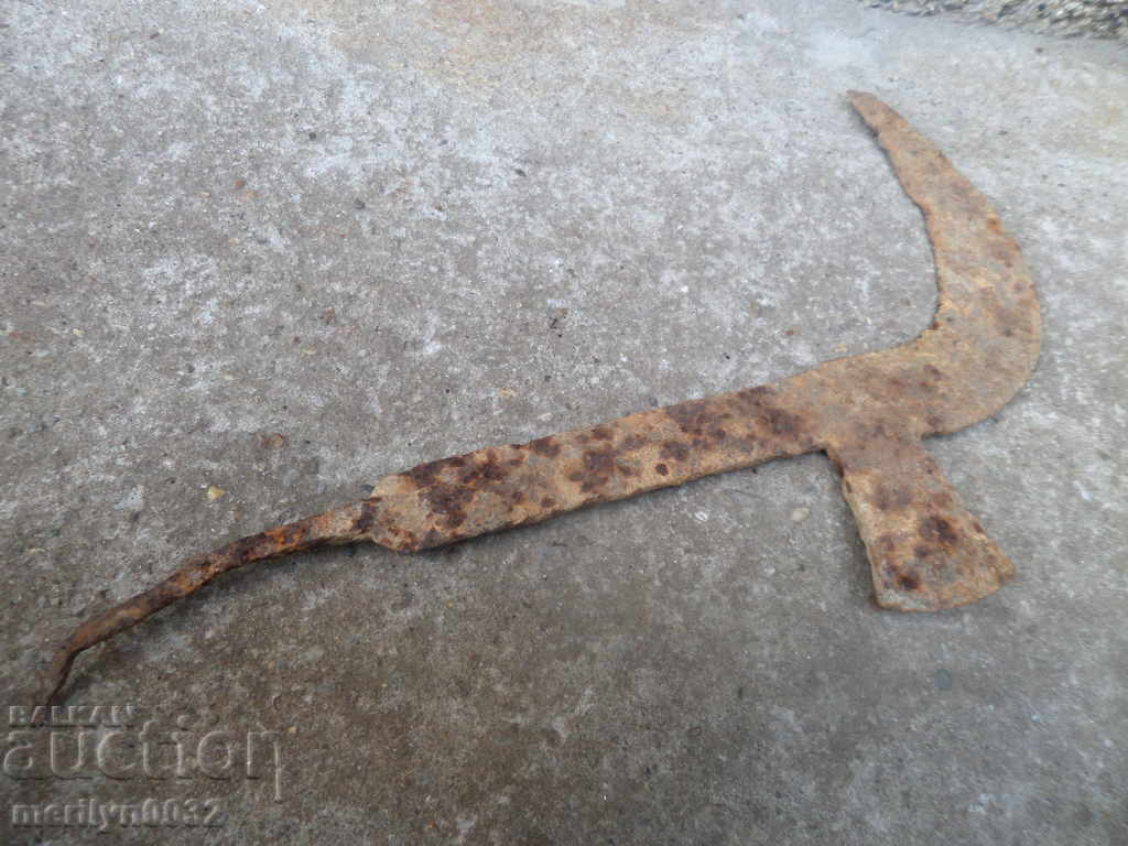 Old handmade knife, wrought iron with price 23.00 BGN | € 11.76 Old handmade knife, wrought iron with price 23.00 BGN | € 11.76