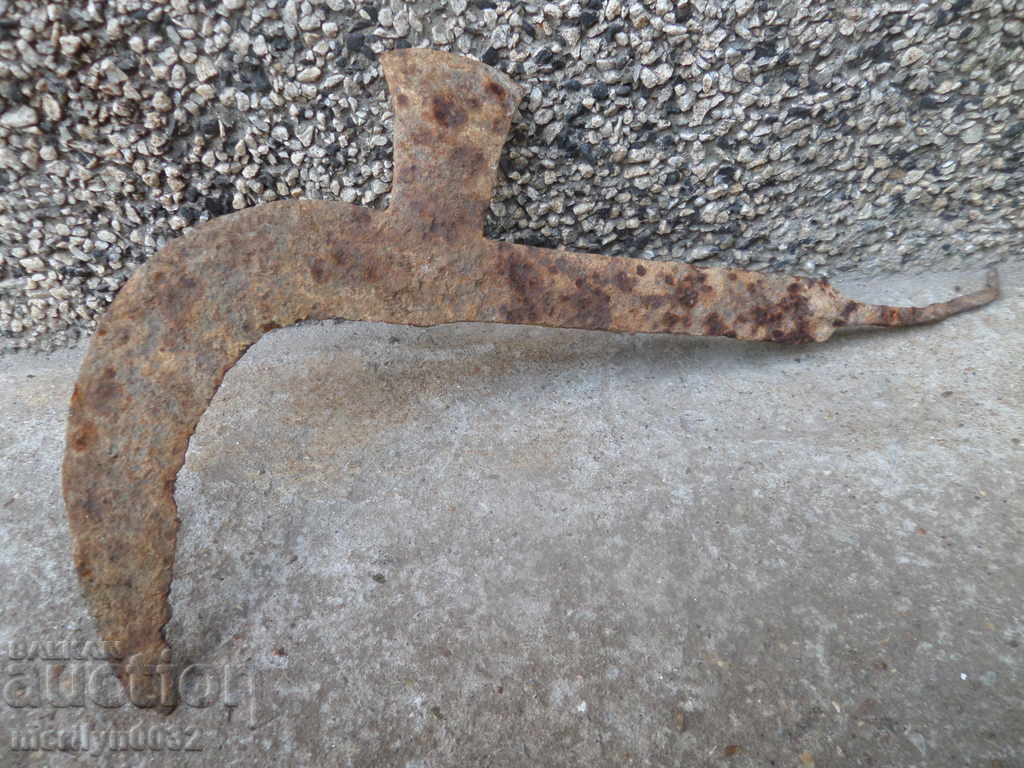 Old handmade knife, wrought iron - 7 Old handmade knife, wrought iron - 7