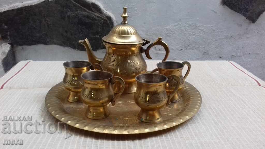 Hand forged bronze service with price 45.00 BGN | € 23.01 Hand forged bronze service with price 45.00 BGN | € 23.01