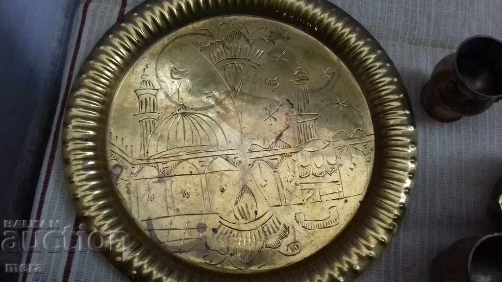 Hand forged bronze service - 6 Hand forged bronze service - 6