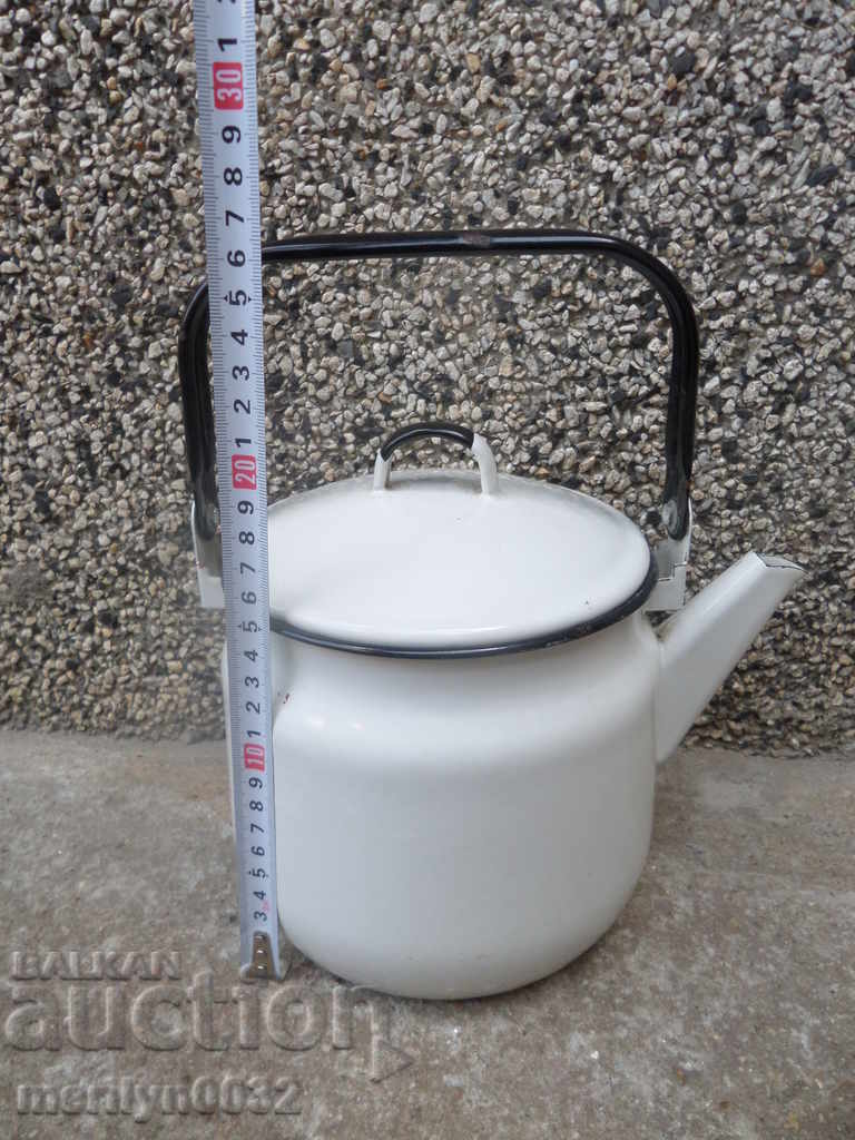 Enameled teapot from the Sotsa, a vessel with enamel, USSR - 5 Enameled teapot from the Sotsa, a vessel with enamel, USSR - 5